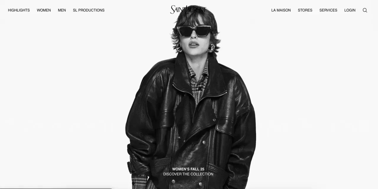 Yves Saint Laurent - Luxury fashion brand email marketing campaign with personalized content, segmentation, and automated workflows.